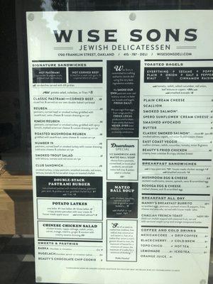 Wise Sons Jewish Deli by null