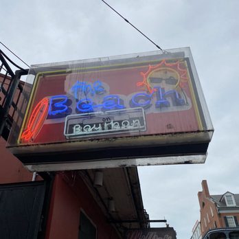 The Beach on Bourbon - a neon sign for a bar - Music Venues Near Me - New Orleans, Louisiana The Beach on Bourbon - a neon sign for a bar - Music Venues Near Me - New Orleans, Louisiana