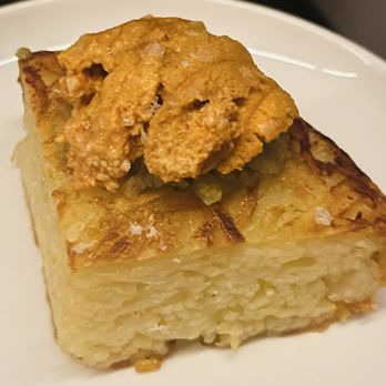 Wildair - Potato cake with uni - New American Near Me - New York, New York Wildair - Potato cake with uni - New American Near Me - New York, New York