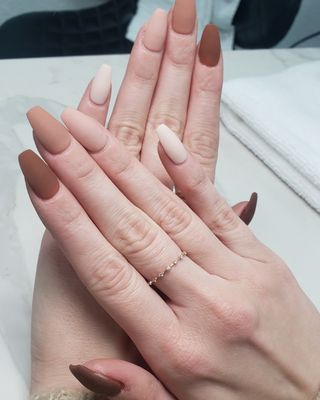 Dipping Powder Manicures - Book your dip powder manicure today! Text or call to book!