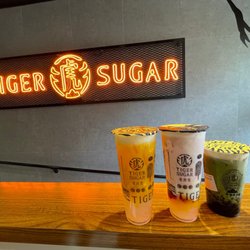 Mango sago, strawberry Mochi and matcha brown sugar.
