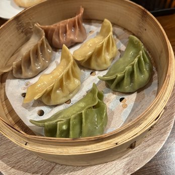 Trendy Dumpling - 3 Color Mix Dumpling - Noodles Near Me - Houston, Texas Trendy Dumpling - 3 Color Mix Dumpling - Noodles Near Me - Houston, Texas