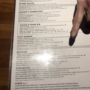 Stoney River - The menu. Bad picture. - Steakhouses Near Me - Atlanta, Georgia Stoney River - The menu. Bad picture. - Steakhouses Near Me - Atlanta, Georgia
