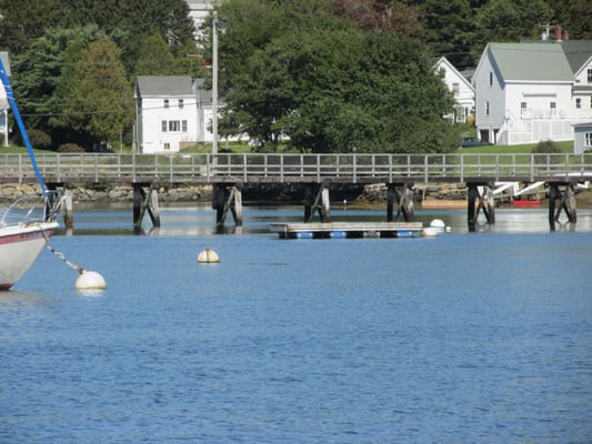 Boothbay Harbor Footbridge by null