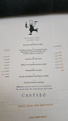 Menu photo 1 Castizo Ciudad de México, DIF
