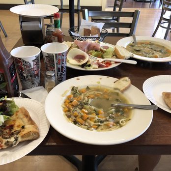 Rino's Pizza - Italian wedding soup, cold antipasto and mushroom pizza. - Italian Near Me - New Paltz, New York