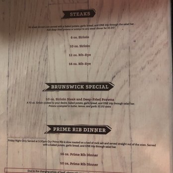 The Brunswick - Menus - Bars Near Me - Othello, Washington