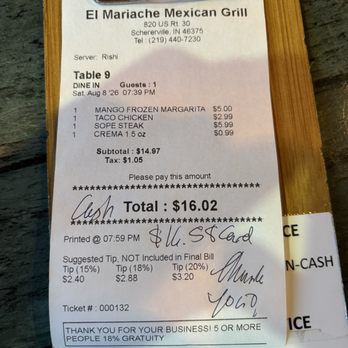 El Mariache Mexican Grill - Mexican Near Me - Schererville, Indiana