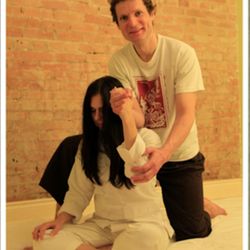 Petr Pulchart - During a Thai Yoga session
