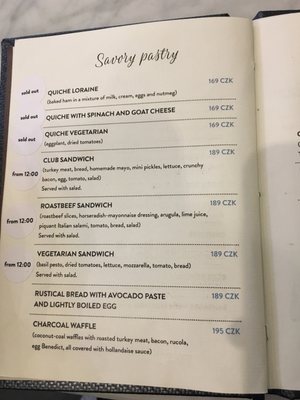 Menu photo 2 IF Café Prague, PR Menu photo 2 IF Café Prague, PR