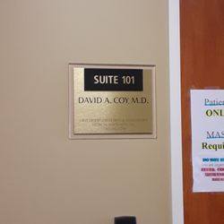 David A Coy, MD
