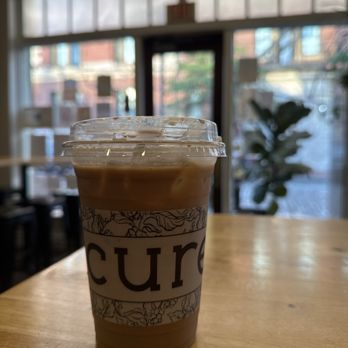 Cure Coffeehouse - Mounds coffee flavor of the day - Coffee & Tea Near Me - Norfolk, Virginia