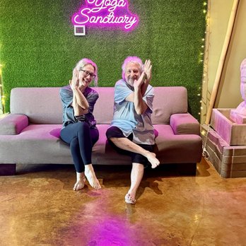 Sanctuary - Brooke and I posing after class in the Yoga Sanctuary lobby. - Yoga Near Me - Las Vegas, Nevada Sanctuary - Brooke and I posing after class in the Yoga Sanctuary lobby. - Yoga Near Me - Las Vegas, Nevada