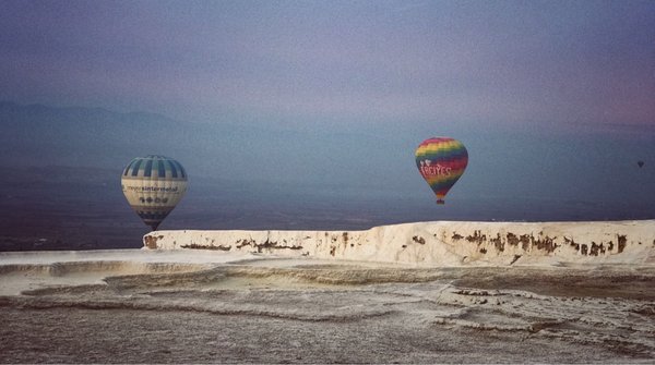 Travertines of Pamukkale by null