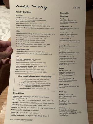 Menu photo 2 Rose Mary Chicago, IL Menu photo 2 Rose Mary Chicago, IL