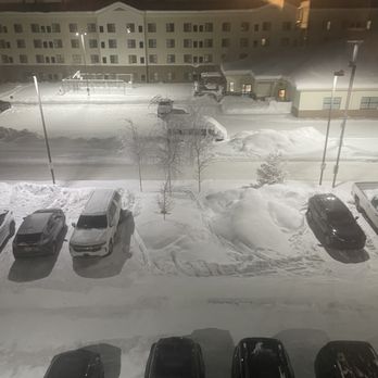Home2 Suites by Hilton Anchorage/Midtown - Night time view - Hotels Near Me - Anchorage, Alaska