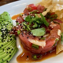 Tuna poke appetizer