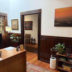 North Portland Wellness Center - Front Desk and entryway at our Temporary clinic space.
