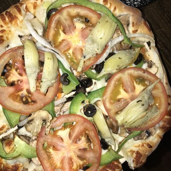 Pizza Factory - Fresh veggie pizza no sauce added artichoke hearts - Pizza Near Me - Show Low, Arizona Pizza Factory - Fresh veggie pizza no sauce added artichoke hearts - Pizza Near Me - Show Low, Arizona