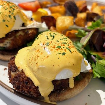 Taste & Glory - Crab Benedict has ample crab cake going on - Breakfast & Brunch Near Me - San Mateo, California Taste & Glory - Crab Benedict has ample crab cake going on - Breakfast & Brunch Near Me - San Mateo, California