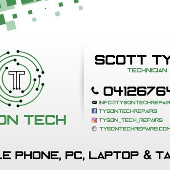Tyson Tech - Our business card - IT Services & Computer Repair Near Me - Burpengary East, QLD