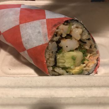 UYA Restaurant - 1/2 of my sushi burrito to go! - Poke Near Me - Florence, Massachusetts