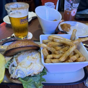 Black Bear Tavern - Bison burger and smoked honey maple fries - Desserts Near Me - Colebrook, New Hampshire