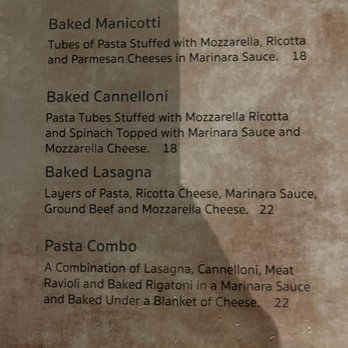Poppys Italiano - Pasta combo to try multiple entree choices - Italian Near Me - St. Augustine, Florida Poppys Italiano - Pasta combo to try multiple entree choices - Italian Near Me - St. Augustine, Florida