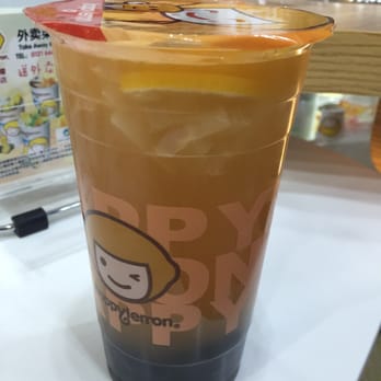 Happy Lemon - Kumquat lemonade with bubbles - Bubble Tea Near Me - Birmingham, XWM