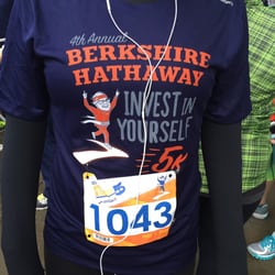 Berkshire Hathaway Invest in Yourself 5K - Brooks shirts and your running bib