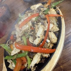 Chicken fajitas