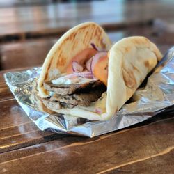 Stephano's Greek & Mediterranean Grill - Beef and Lamb Gyro Wrap $10.95