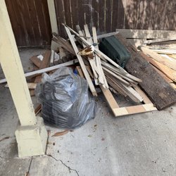 Fred's Junk Removal - A small pile of laminate flooring - junk removal in Tierrasanta
