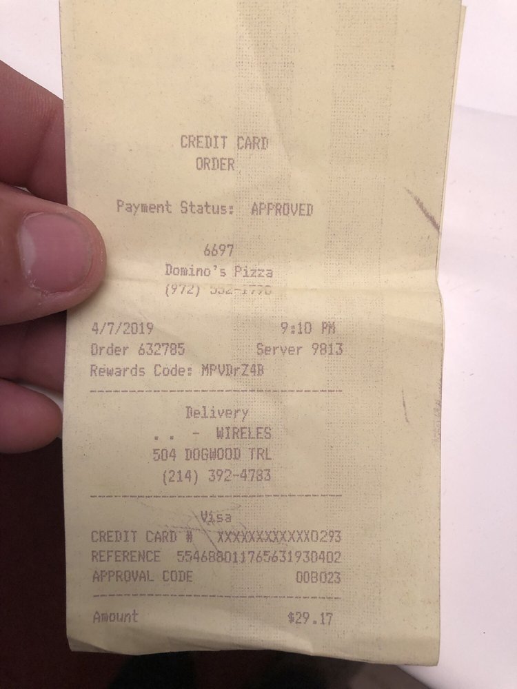 DOMINO’S PIZZA 20 Reviews Pizza 1102 Ranch Rd, Forney, TX