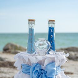 Cherished Ceremonies Weddings - Unity Sand Ceremony on a Florida Beach