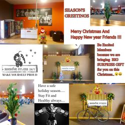 Sunshine Fitness 24/7 - Merry Christmas and Happy New year Friends!!!