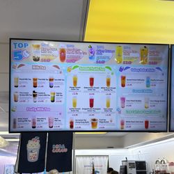 Boba Cucue - Drinks menu
