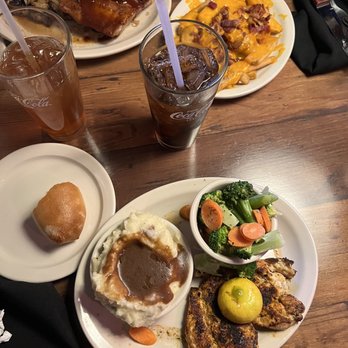 Texas Roadhouse - One of many plates ordered - Barbeque Near Me - Rialto, California