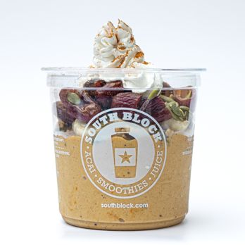 South Block - South Block in DC, MD, VA, and NC serves handcrafted pumpkin pie bowl. - Acai Bowls Near Me - North Bethesda, Maryland South Block - South Block in DC, MD, VA, and NC serves handcrafted pumpkin pie bowl. - Acai Bowls Near Me - North Bethesda, Maryland