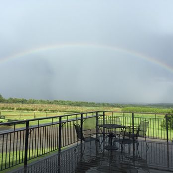 Blenheim Vineyards - Wine with a view! Rainbow over the vines on a rainy afternoon. - Wineries Near Me - Charlottesville, Virginia Blenheim Vineyards - Wine with a view! Rainbow over the vines on a rainy afternoon. - Wineries Near Me - Charlottesville, Virginia