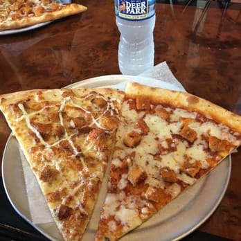 The Pizza Place - Left: bacon, chicken, and ranch. Right: chicken parm. Very good! - Pizza Near Me - Yonkers, New York The Pizza Place - Left: bacon, chicken, and ranch. Right: chicken parm. Very good! - Pizza Near Me - Yonkers, New York