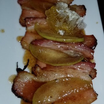 Venture Kitchen And Bar - Pork belly with honey comb and apple slices was so delicious! - Pizza Near Me - Hampton, Virginia Venture Kitchen And Bar - Pork belly with honey comb and apple slices was so delicious! - Pizza Near Me - Hampton, Virginia