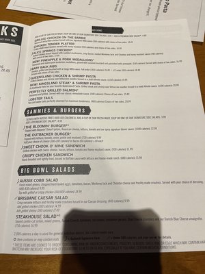 Menu photo 3 Outback Steakhouse Boise, ID