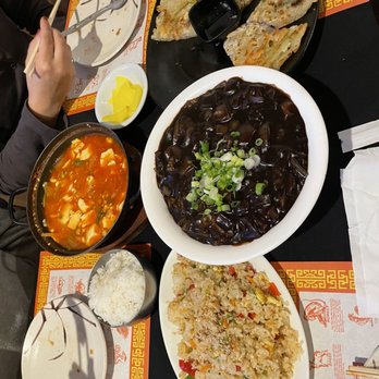 Buk Kyung - Scallion Pancake Jajangmyun Vegetable Fried Rice Soft Tofu Soup - Korean Near Me - Somerville, Massachusetts