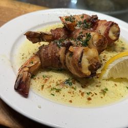 4th Base Restaurant - Bacon Wrapped Shrimp