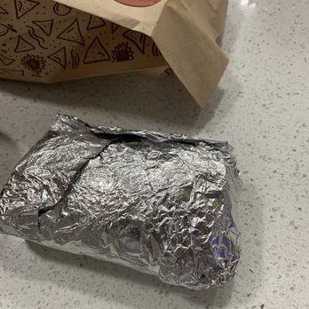 Chipotle Mexican Grill - This was the size of my burrito. Very, very small. - Mexican Near Me - Pinole, California Chipotle Mexican Grill - This was the size of my burrito. Very, very small. - Mexican Near Me - Pinole, California