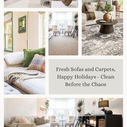San Luis Carpet Cleaning - Let San Luis Cleaning take the stress out of holiday prep!  We'll handle the cleaning so you can focus on what matters most. Book W SLCC.
