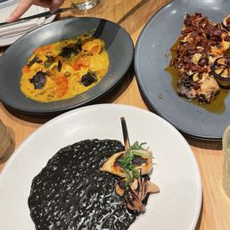 Crni, branzino, ravioli Crni, branzino, ravioli