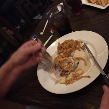 The Row - Chicken Fried Steak with mashed potatoes - Southern Near Me - Nashville, Tennessee