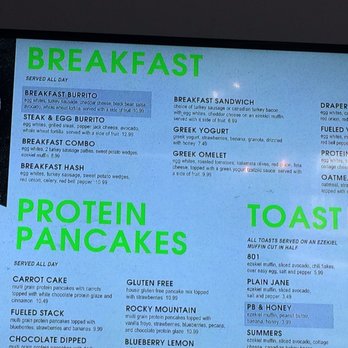 Fueled Fresh Kitchen - Menu so many healthy choices - Salad Near Me - Draper, Utah
